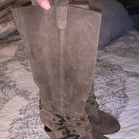 Nine West Leather Mid Calf Boots - Picture 3 of 3